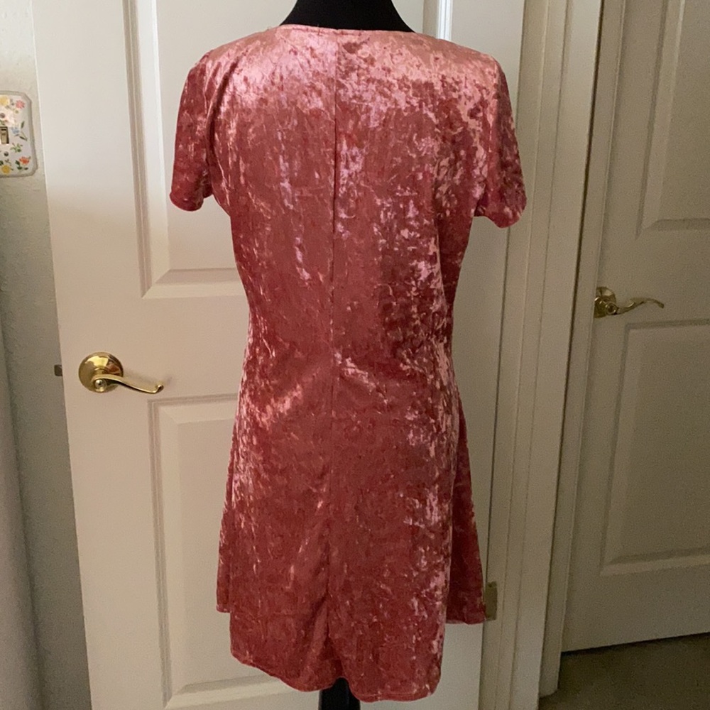Charlotte Russe Crushed Velvet Dress - Picture 2 of 5